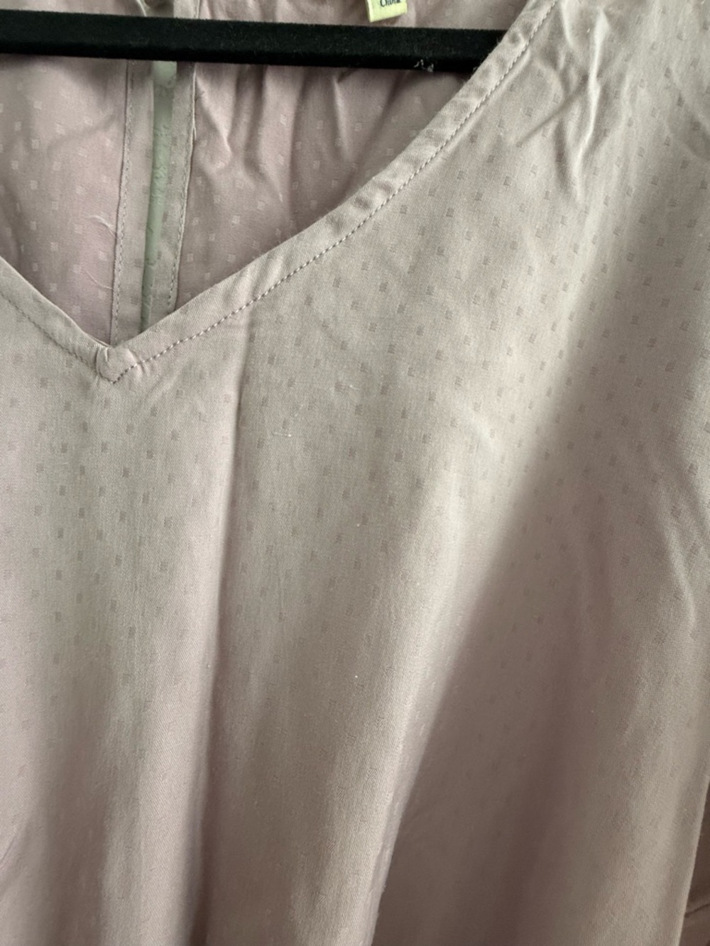 Kori Mauve V-Neck Tie-Waist Long Sleeve Tunic Romper - Picture 5 of 5